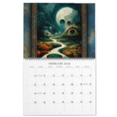 2026 Waking Dreams 2 Surreal Art Calendar カレンダー (2月 2026)
