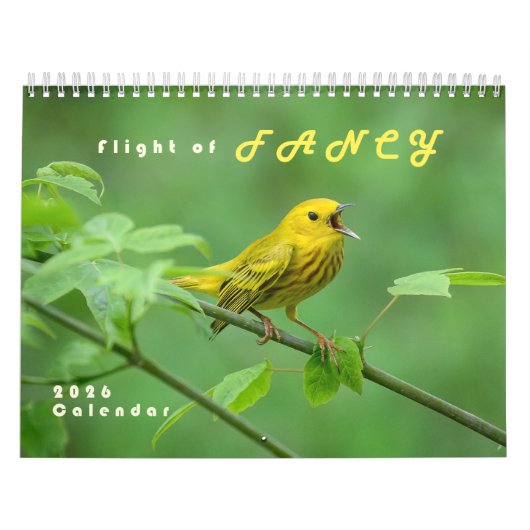 2026 Warblers - Original Bird Photo Calendar カレンダー (カバー)