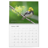 2026 Warblers - Original Bird Photo Calendar カレンダー (1月 2027)