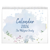 2026 Watercolor Landscape Calendar | Scenic Nature カレンダー (カバー)