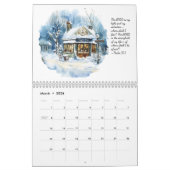 2026 Watercolor Scriptural Inspirations Calendar カレンダー (3月 2026)