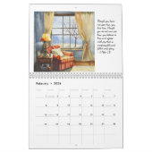 2026 Watercolor Scriptural Inspirations Calendar カレンダー (2月 2026)