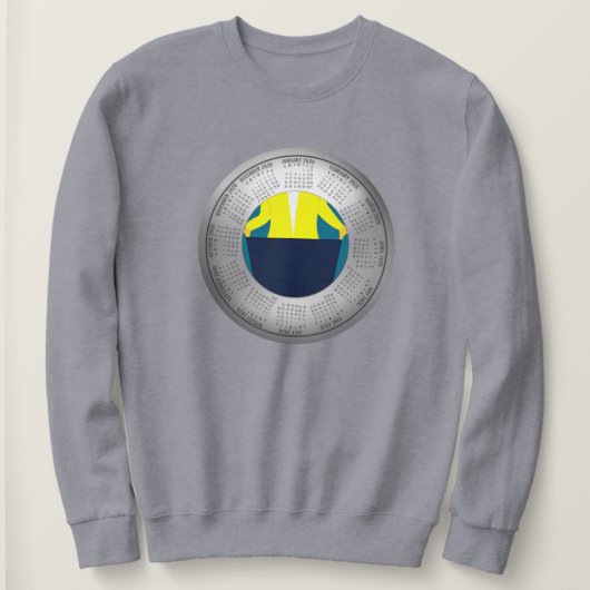 2026 Weight Loss Calendar Sweatshirt スウェットシャツ (デザイン正面)