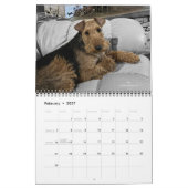 2026 Welsh Terrier Calendar カレンダー (2月 2027)