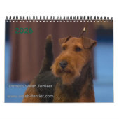 2026 Welsh Terrier Calendar カレンダー (カバー)