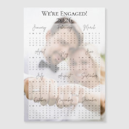 2026 We're Engaged Holiday Photo Calendar