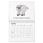 2026 Whimsical Animals Calendar ... カレンダー (3月 2027)