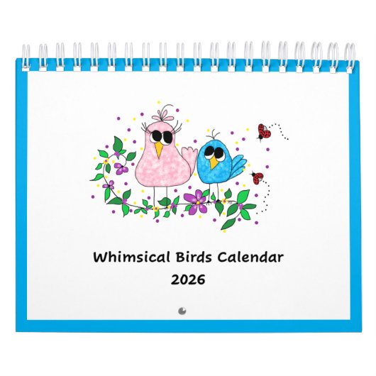 2026 Whimsical Birds Calendar . . . カレンダー (カバー)