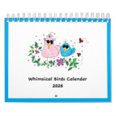 2026 Whimsical Birds Calendar . . . カレンダー (カバー)