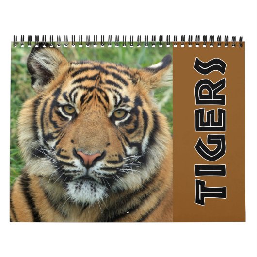 2026 Wild Tiger カレンダー (カバー)