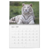 2026 Wild Tiger カレンダー (3月 2027)
