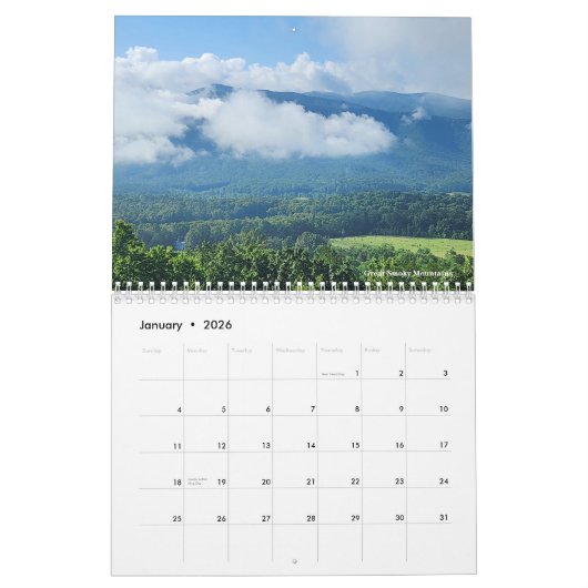 2026 Wilderness Expeditions Calendar カレンダー (1月 2026)