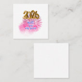 2026 Will Be My Year スクエア名刺 (正面/裏面)