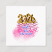 2026 Will Be My Year スクエア名刺 (正面)