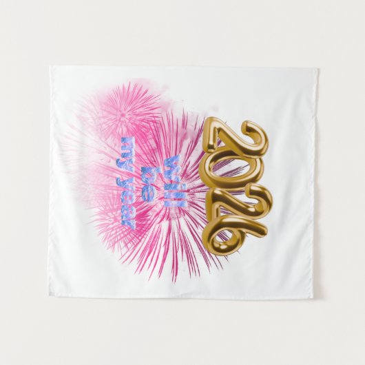 2026 Will Be My Year タペストリー (正面(横))