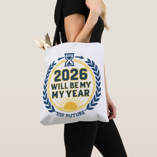 2026 Will Be My Year トートバッグ (クローズアップ)
