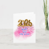 2026 Will Be My Year ノートカード (正面)