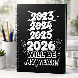 2026 Will Be My Year ノートブック