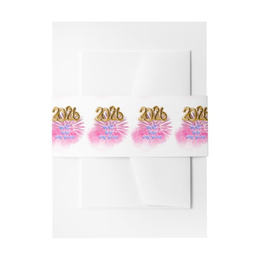 2026 Will Be My Year 招待状ベリーバンド (正面例)