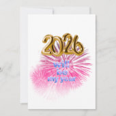 2026 Will Be My Year 招待状 (正面)
