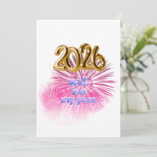 2026 Will Be My Year 招待状 (スタンド正面)