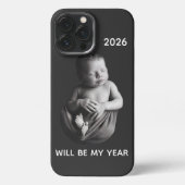 2026 Will Be My Year - Cute Newborn Baby  iPhoneケース (裏面)
