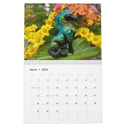 2026 Windstone Editions Calendar カレンダー (3月 2026)