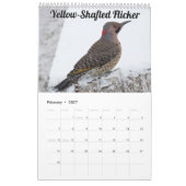 2026 Wisconsin Birds Calendar カレンダー (2月 2027)