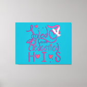 2026 wrapped in love キャンバスプリント (正面)