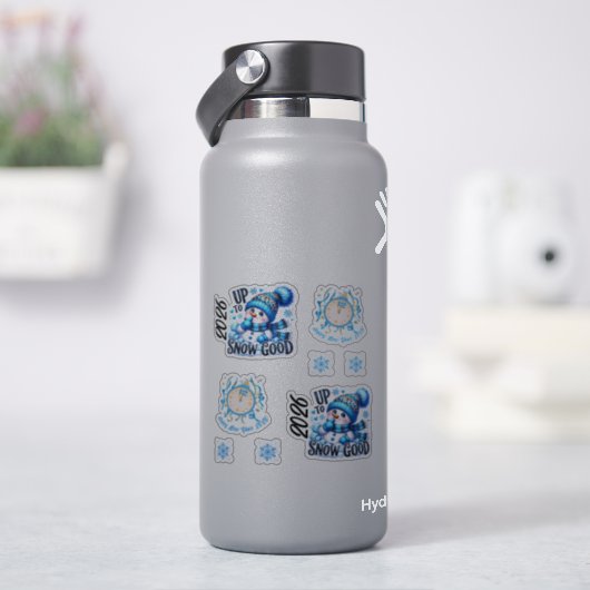 2026 Year Blue Up to Snow Good  シール (HydroFlask)