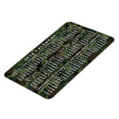 2026 Year Monthly Calendar Camouflage Camo Green マグネット (左側)