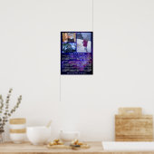 2026 Year Monthly Calendar Space Nebula 3 Photos ポスター (キッチン)