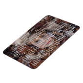 2026 Year Monthly Calendar White | Add Photo マグネット (左側)