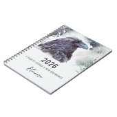 2026 Year of Change Raven Symbolism ノートブック (左側)