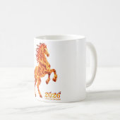2026 Year of the Fire Horse コーヒーマグカップ (正面右)