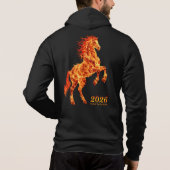 2026 Year of the Fire Horse パーカ (裏面)