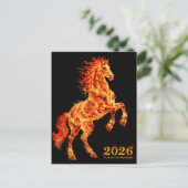 2026 Year of the Fire Horse ポストカード (スタンド正面)