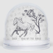 2026 Year of the Fire Horse Black and White  (正面)