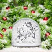 2026 Year of the Fire Horse Black and White  (クリスマス)