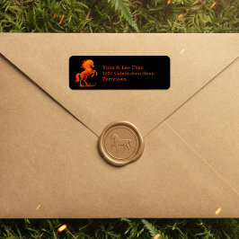 2026 Year of the Fire Horse Chinese Zodiac ラベル