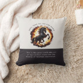 2026 Year of the Fire Horse Motivational Quote クッション (ブランケット)