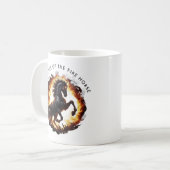2026 Year of the Fire Horse Motivational Quote コーヒーマグカップ (正面左)