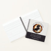 2026 Year of the Fire Horse Motivational Quote ノートブック (内部)