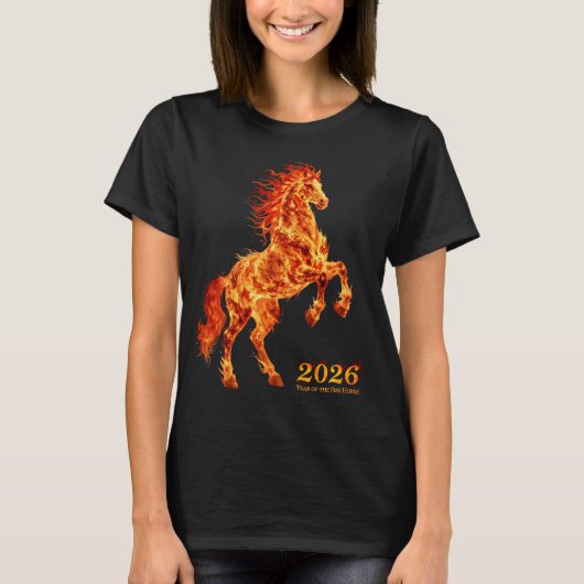 2026 Year of the Fire Horse Tシャツ (正面)