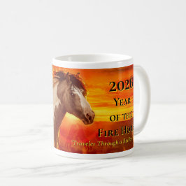 2026 Year of the Fire Horse - Traveler コーヒーマグカップ