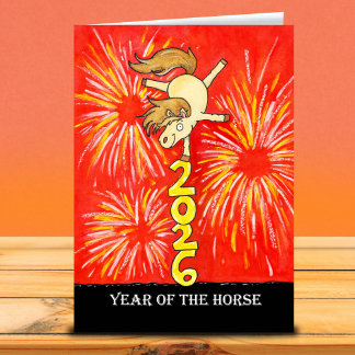 2026 Year of the Horse Greeting カード
