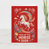 2026 Year of the Horse Greeting Card カード (正面)