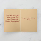 2026 Year of the Horse Greeting Cards カード (内部)