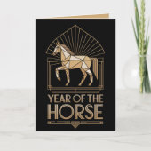 2026 Year of the Horse Greeting Cards カード (正面)
