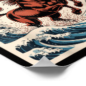 2026 Year Of The Horse Japanese Wave Art Lunar New ポスター (角)